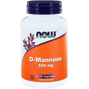 NOW D Mannose 500 mg 120 vcaps