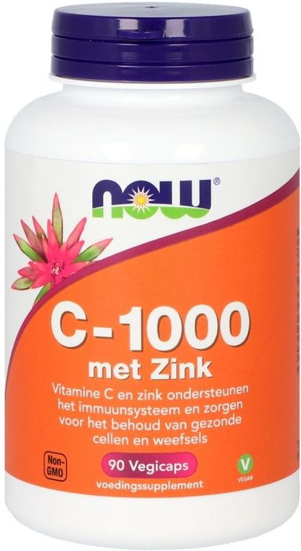 NOW C-1000 met Zink - 90 capsules