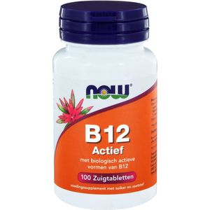 Now Foods - Vitamine B12 Actief 1000 mcg - 100 Zuigtabletten