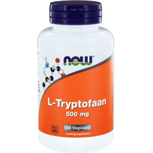 NOW L-Tryptofaan 500 mg  60 Vegetarische capsules