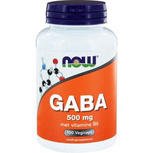 NOW Voedingssupplementen GABA 500 mg