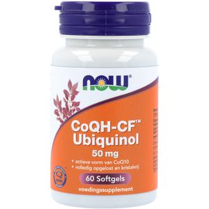 Now Foods - Ubiquinol COQH-CF - 50 mg per Capsule - 60 Capsules
