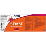 Now Foods - ADAM Multivitamine voor Mannen - Vitamines en Mineralen - 60 Tabletten