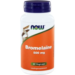 NOW Bromelaine 500 mg  60 Vegetarische capsules