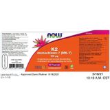 Now - K2 Menachinon-7 (MK-7) 100 µg (60 vegicaps)