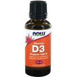 NOW Vitamine D3 druppels 1000IE (30 ml)