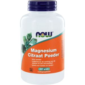 NOW Magnesium citraat poeder 227g