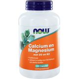 NOW  Calcium en Magnesium met D3 en K2 - 180 capsules