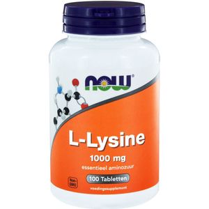NOW L-Lysine 1000mg (100 tabletten)