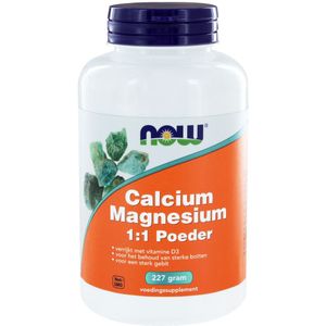 NOW Calcium & magnesium 1:1 227g