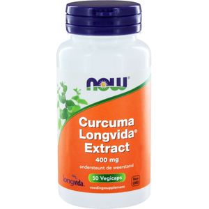 NOW Curcuma longvida extract  50 Vegetarische capsules |