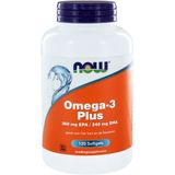 Now Omega-3 Plus 360 mg EPA 240 mg DHA (120sft)