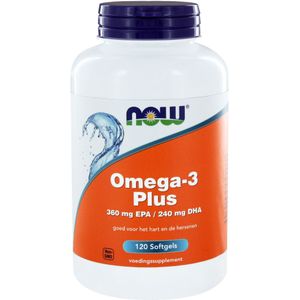 Now - Omega-3 Plus 360 mg EPA 240 mg DHA (120 softgels)