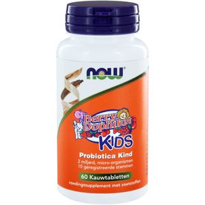 NOW  BerryDophilus KIDS Probiotica Kind - 60 kauwtabletten