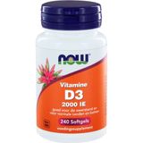 Now Vitamine d3 2000ie 240 softgels
