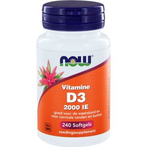 Now Vitamine d3 2000ie 240 softgels