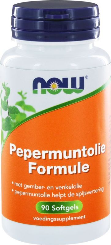 NOW Pepermuntolie Formule - 90 softgels