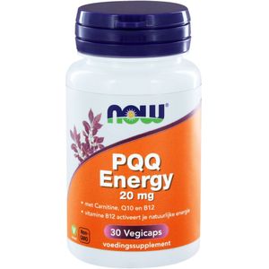 NOW PQQ Energy 20 mg  30 Vegetarische capsules