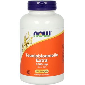 NOW - Teunisbloemolie extra - Vetzurenpreparaat - 1300 mg