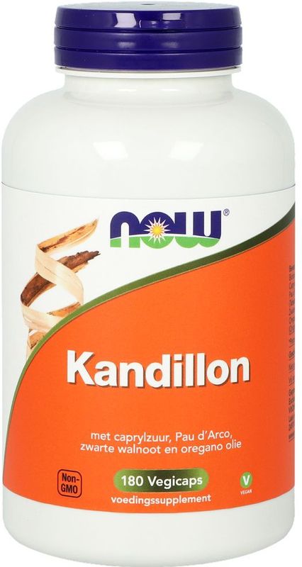 NOW - Kandillon Capsules - 180 Stuks - Met Biotine en Oregano