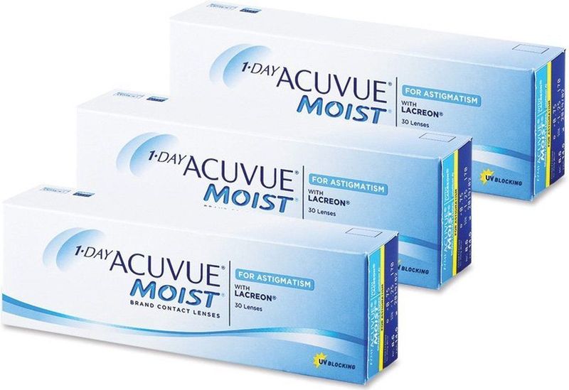 Johnson & Johnson - 1 Day Acuvue Moist - Daglenzen - 90 pack