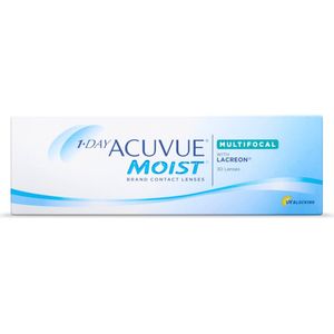 1-Day Acuvue Moist Multifocal (180 lenzen) - daglenzen, multifocale sport, Etafilcon A