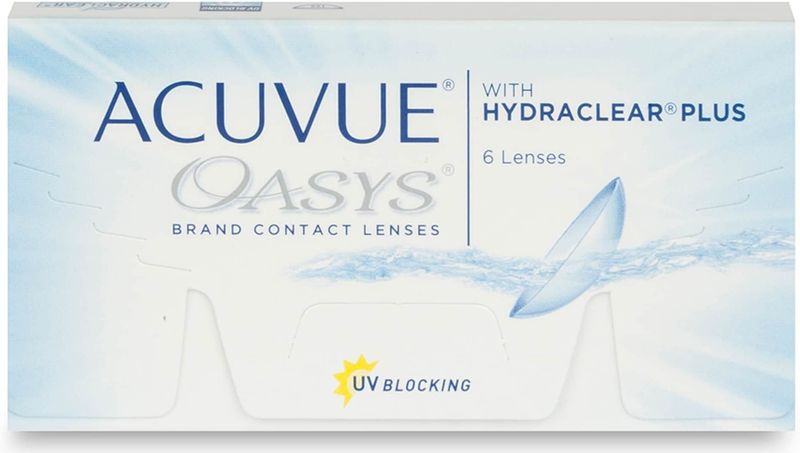 +2.50 - ACUVUE® OASYS with HYDRACLEAR® PLUS - 6 pack - Weeklenzen - BC 8.40 - Contactlenzen