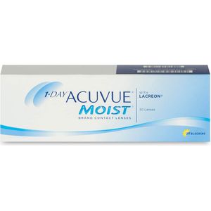 Acuvue - Moist - Daglenzen - Transparant - Etafilcon A - 30 Stuks