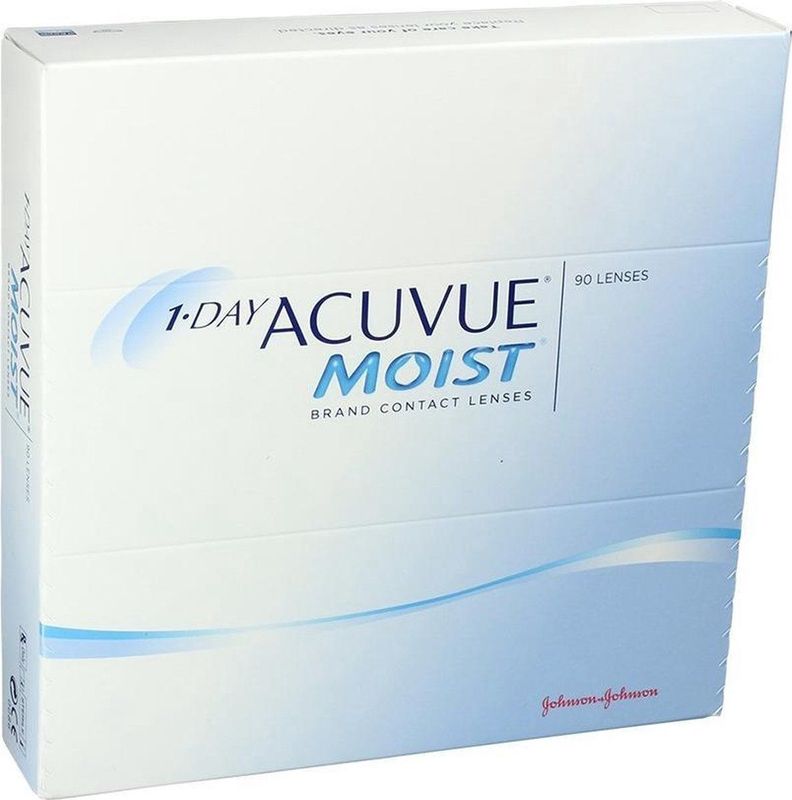 Johnson & Johnson - 1-Day Acuvue Moist - Daglenzen - 90 Stuks - Etafilcon A