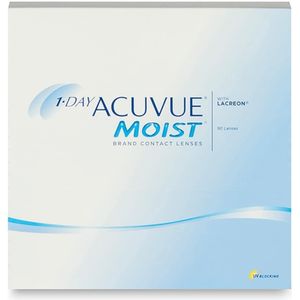 1-Day Acuvue Moist 90 pack (-9.50), Daglenzen, Contactlenzen, Johnson & Johnson