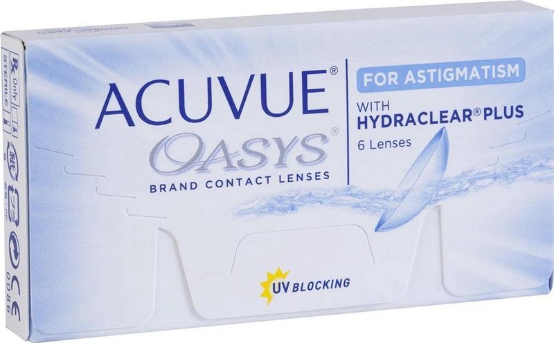 Johnson & Johnson - Acuvue Oasys For Astigmatism - Weeklenzen - 6 pack