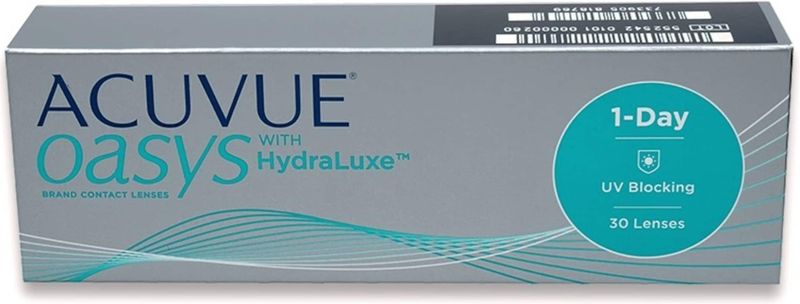 Acuvue - Oasys 1-Day - Daglenzen - Transparant - Silicone Hydrogel