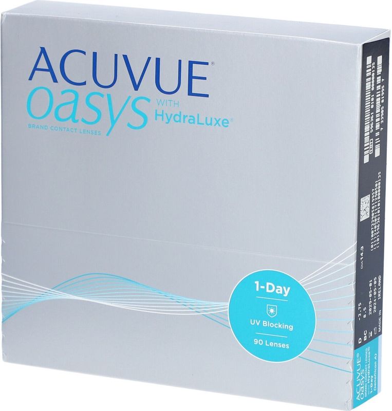 Acuvue - Oasys 1 Day - Daglenzen - 90 Stuks - Silicone Hydrogel, Senofilcon A