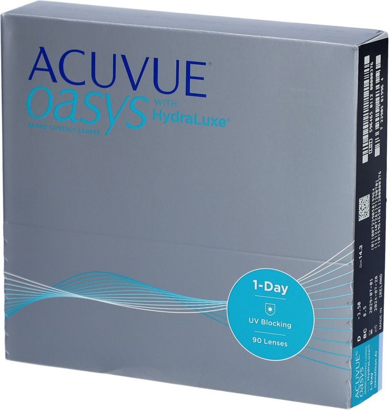 Acuvue - Oasys 1-Day - Daglenzen - 180 Lenzen - Silicone Hydrogel