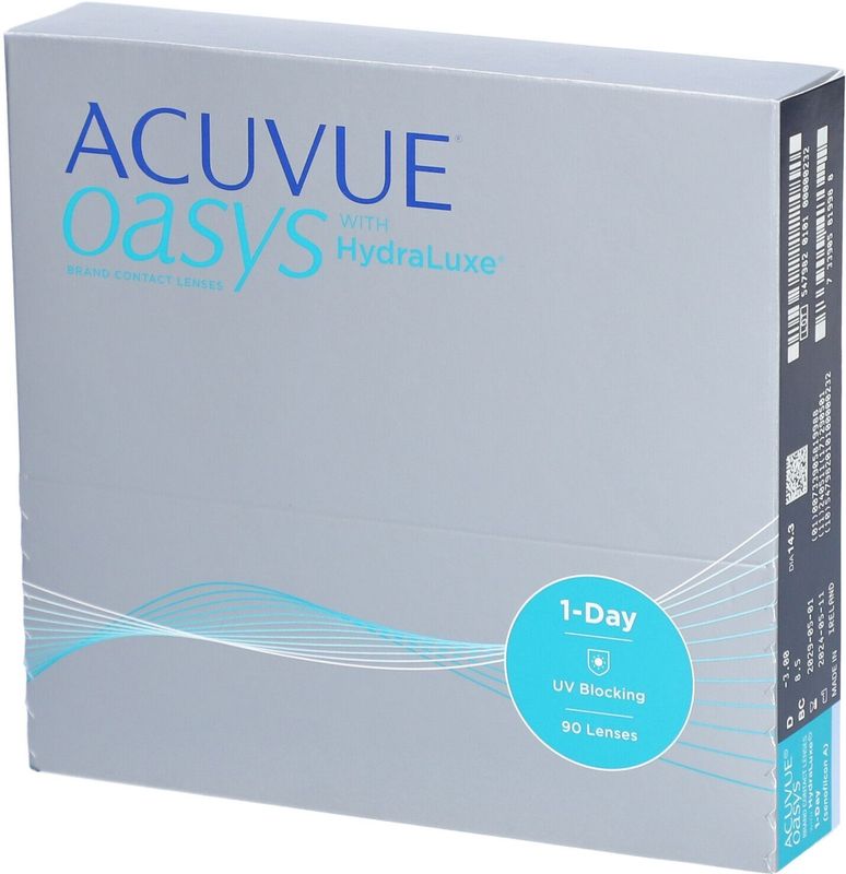 Acuvue - Oasys 1-Day - Daglenzen - Transparant - Silicone Hydrogel