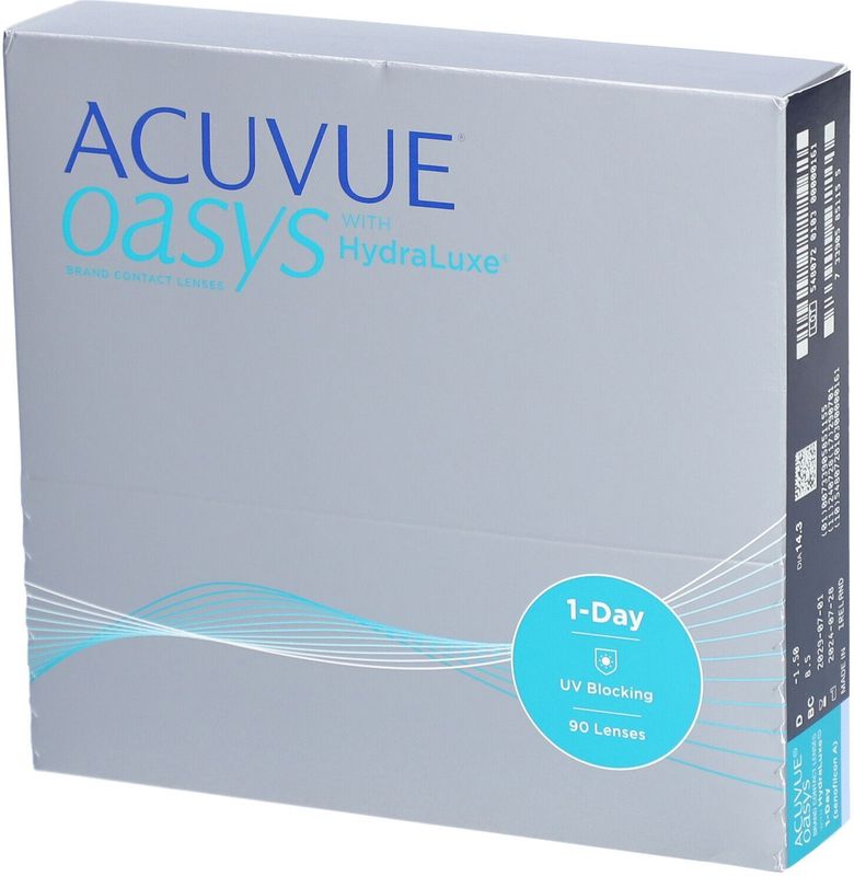 Acuvue - Oasys 1 Day - Daglenzen - 90 Lenzen - Silicone Hydrogel