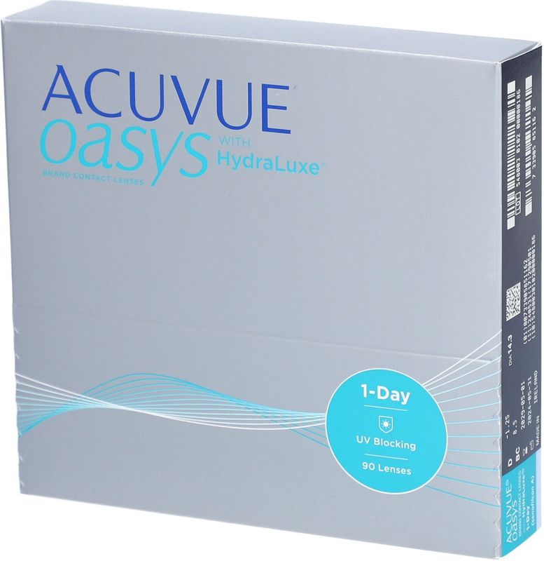 Acuvue - Oasys 1-Day - Daglenzen - 180 Lenzen - Silicone Hydrogel - Senofilcon A