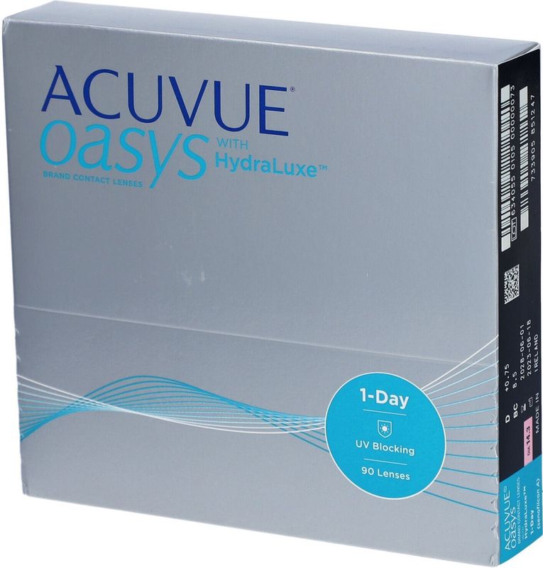 Acuvue - Oasys 1 Day - Daglenzen - 90 Lenzen - Silicone Hydrogel