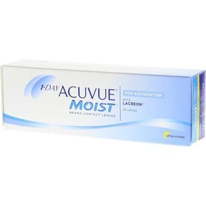 1-Day Acuvue Moist for Astigmatism (90 lenzen) - daglenzen, torisch sport, Etafilcon A
