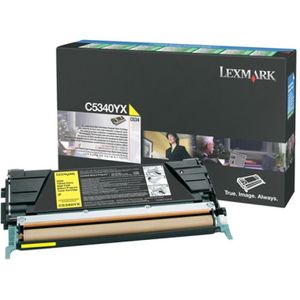 Lexmark C534 7K gele retourprogramma tonercartr.