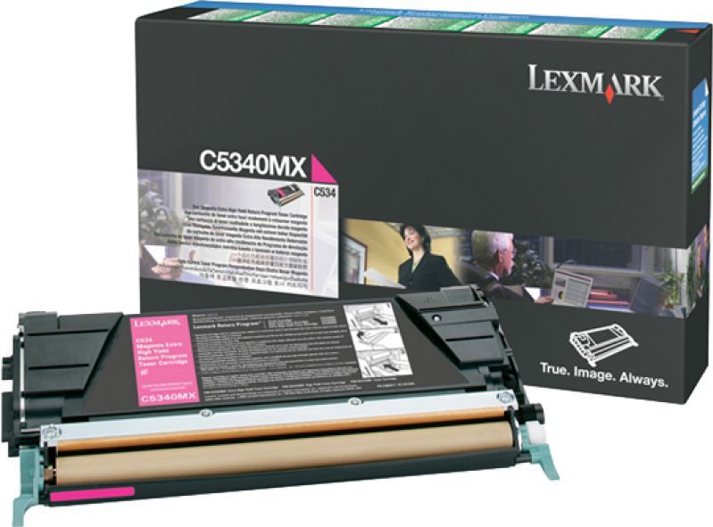 Lexmark C534 7K magenta retourprogramma tonercartr.