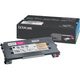Lexmark C500H2MG toner cartridge magenta hoge capaciteit (origineel)