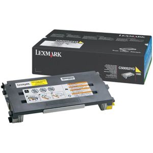 Lexmark X50x, C500n 1,5K gele tonercartridge