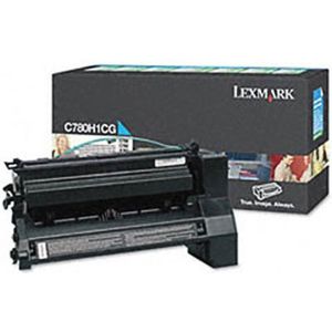 Lexmark C78x, X782e 10K cyaan retourprogr. printcartr.