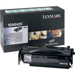 Lexmark 12A8425 toner cartridge zwart (origineel)