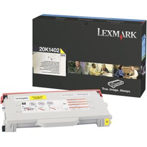 Lexmark 20K1402 toner cartridge geel hoge capaciteit (origineel)