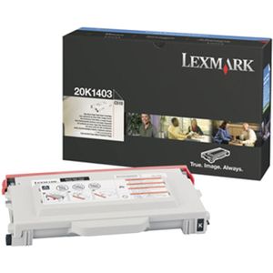 Lexmark - 20K1403 - Toner - Zwart - Origineel Hoge Capaciteit - 10.000 pagina's