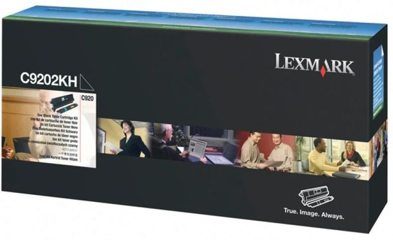 Lexmark C920 15K zwarte tonercartr. + oil coating roller