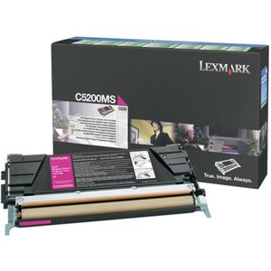 Lexmark C5200MS toner magenta (origineel)