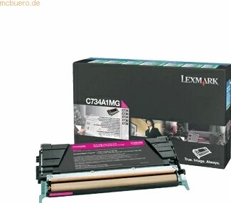 Lexmark C73x, X73x 6K magenta retourprogr. tonercartr.